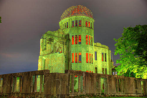 Genbaku Dome at Night - HDR por neepster
