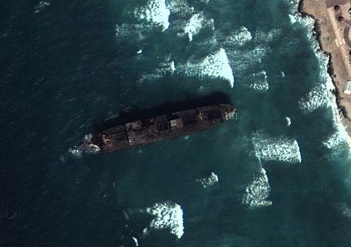 El Barco Griego en los mapas de Turismo Google