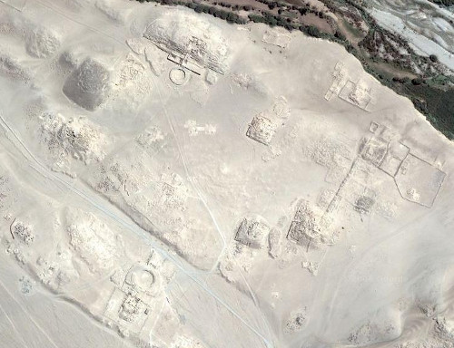 Ciudad sagrada de Caral ? Chupacigarro en los mapas de Turismo Google