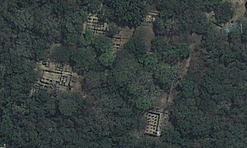 Ruinas de la ciudad suajili de Gede en los mapas de Turismo Google