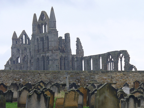 Whitby Abbey from the church graveyard
